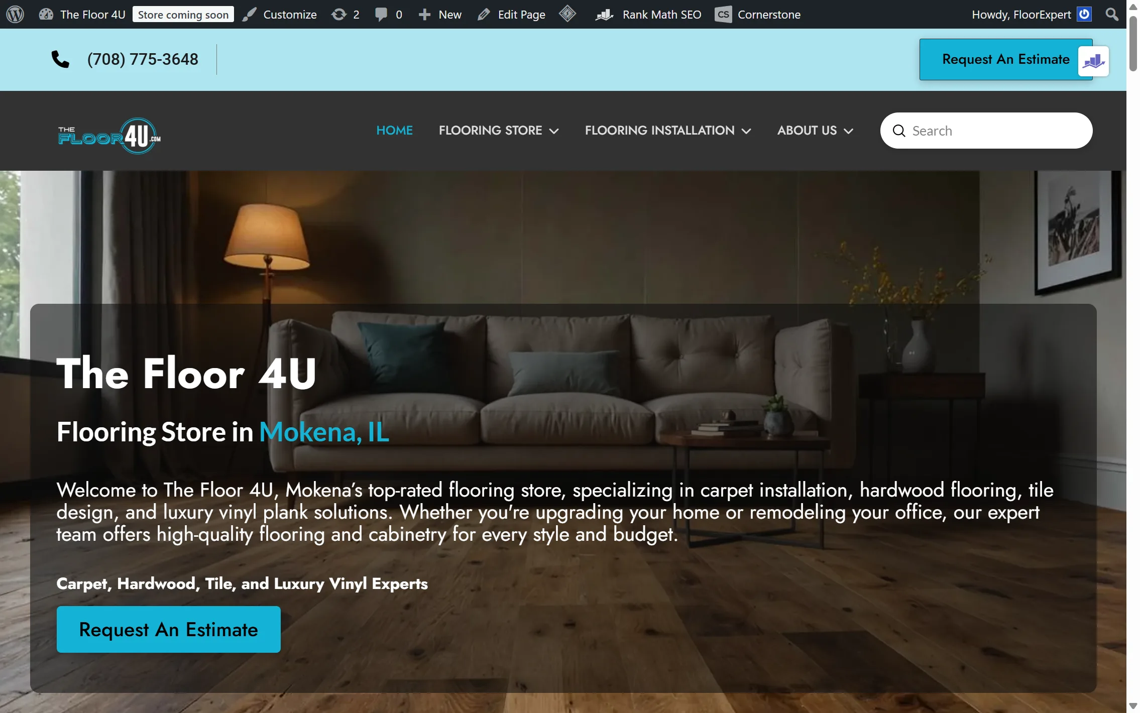 The Floor 4U — website by The Search Sherpa
